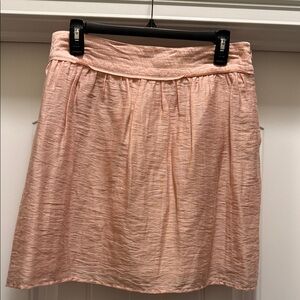 LOFT Light Coral A-Line Skirt
